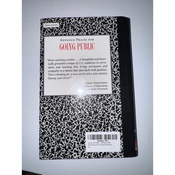 Going Public: Schooling for a Diverse Democracy by Judith Renyi (English) HC DJ - Picture 5 of 7